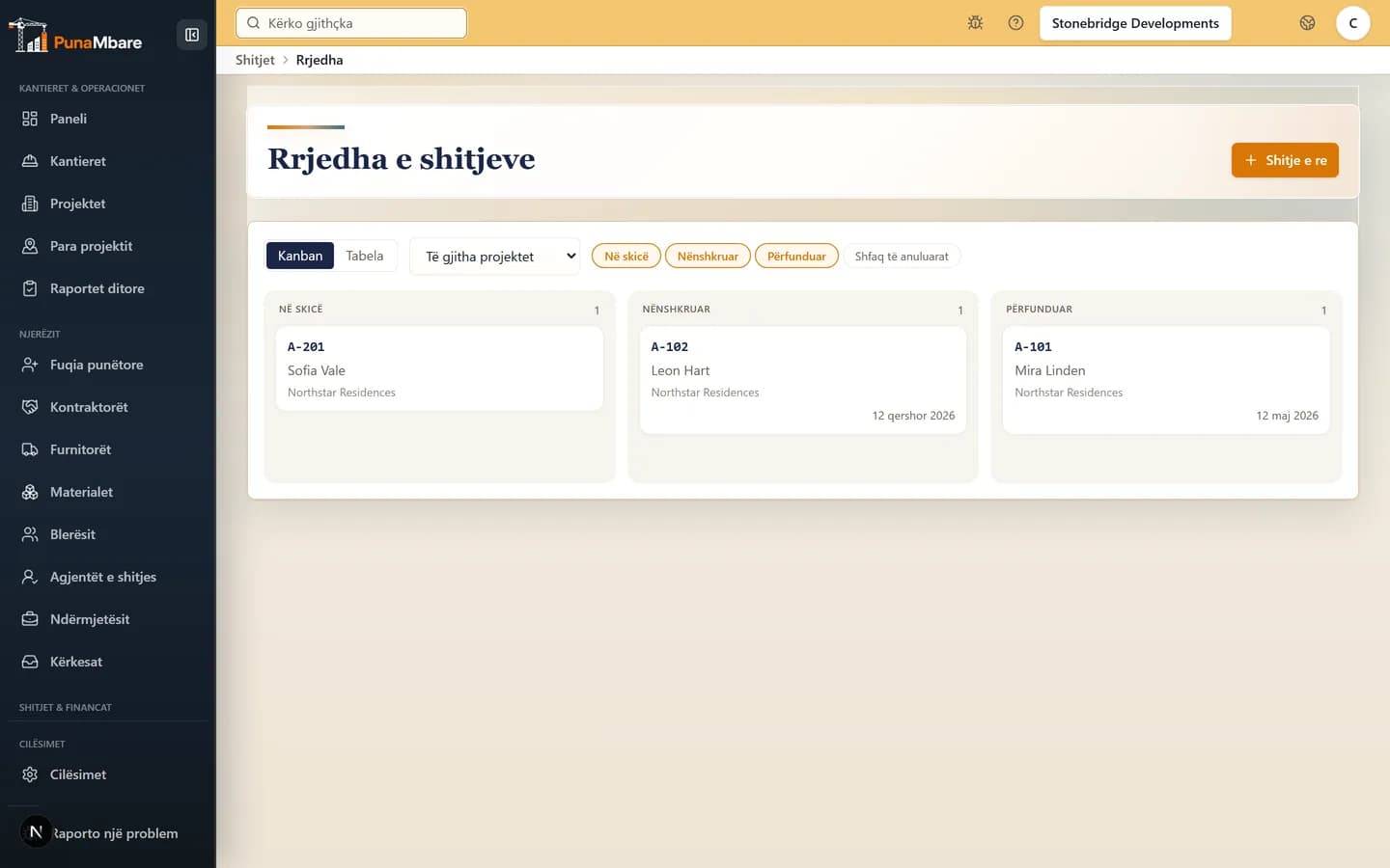 Proces shitjesh i lidhur me disponueshmërinë e pronave